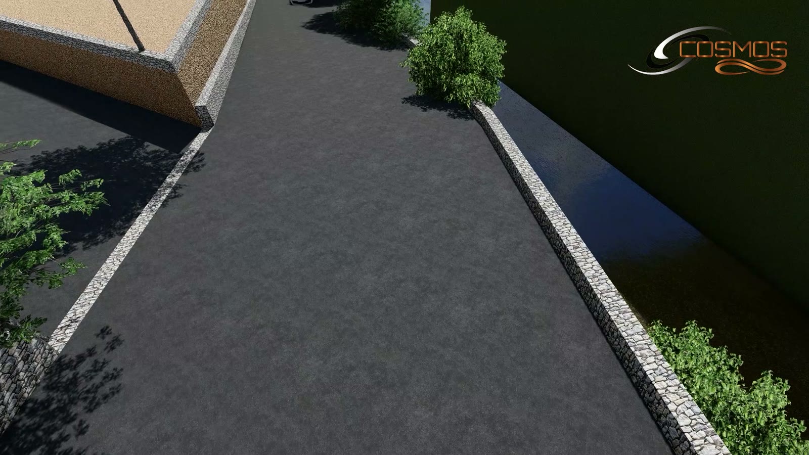 Retaining wall detail