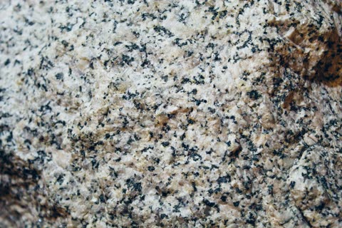 Black and white granite